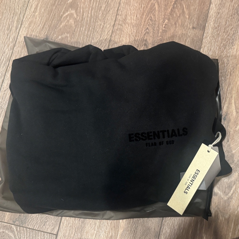 Fear of God Essentials Black Hoodie